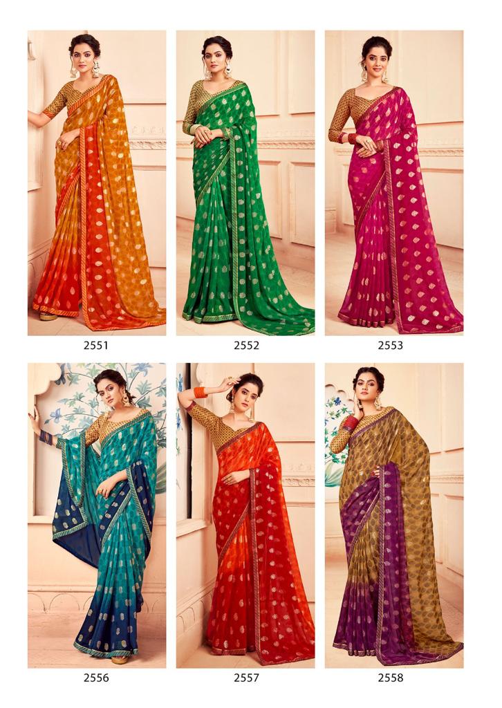 lt kashvi creation mayuri georgette attractive look saree catalog