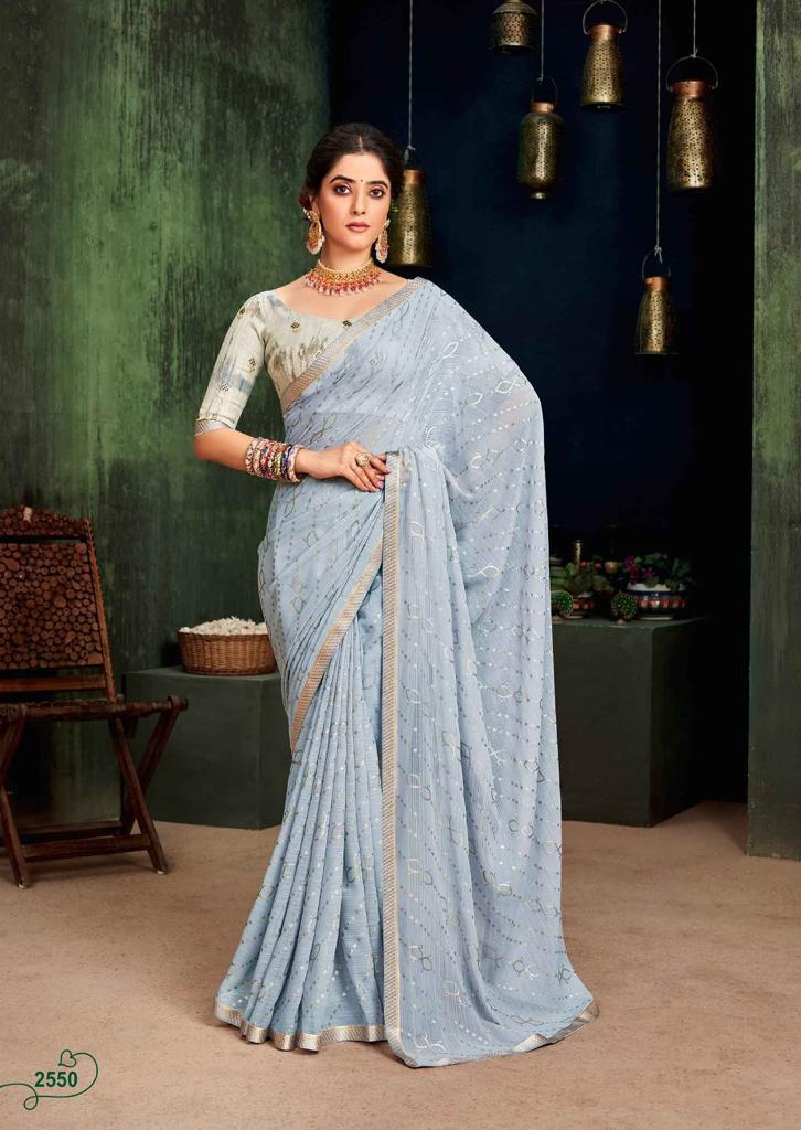 lt kashvi creation samantha white cat elegant saree catalog