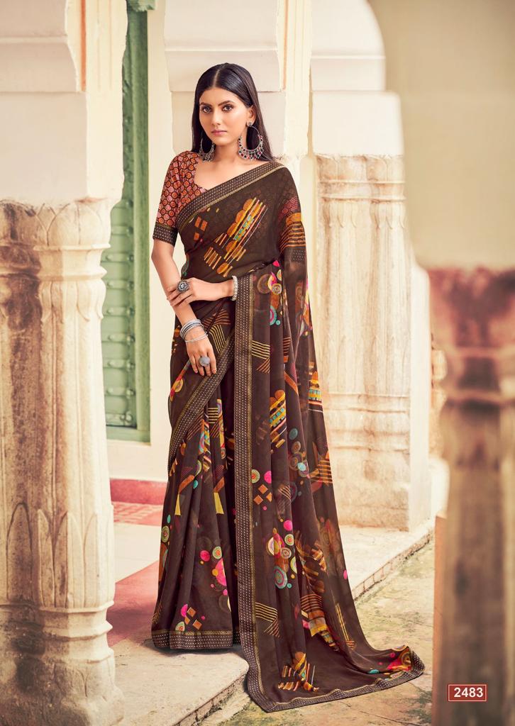 lt kashvi creation supriya georgette exclusive print saree catalog