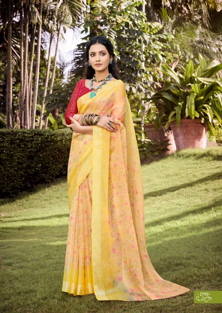 lt ksahvi creation lotus silk decent look saree catalog