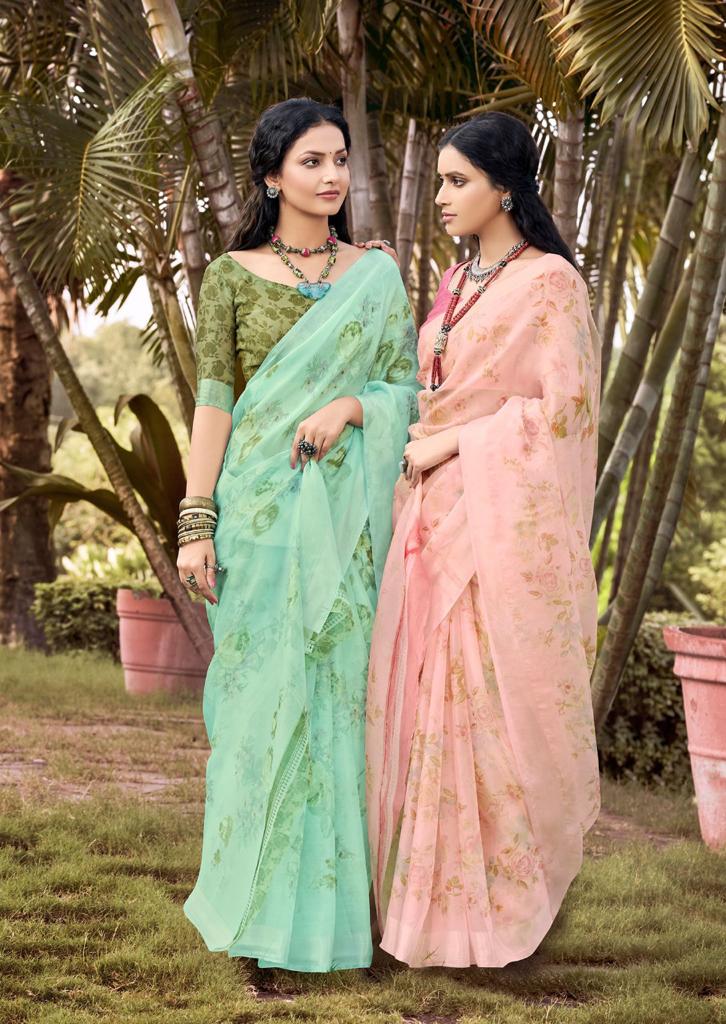 lt ksahvi creation lotus silk decent look saree catalog