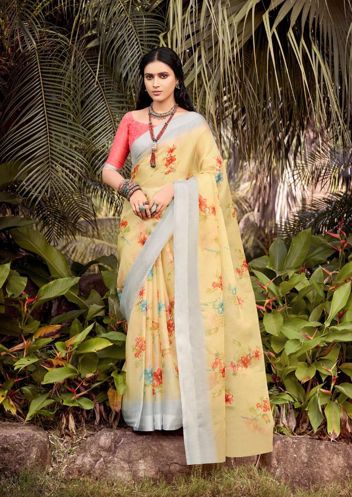 lt ksahvi creation lotus silk decent look saree catalog