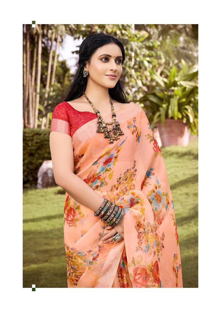 lt ksahvi creation lotus silk decent look saree catalog