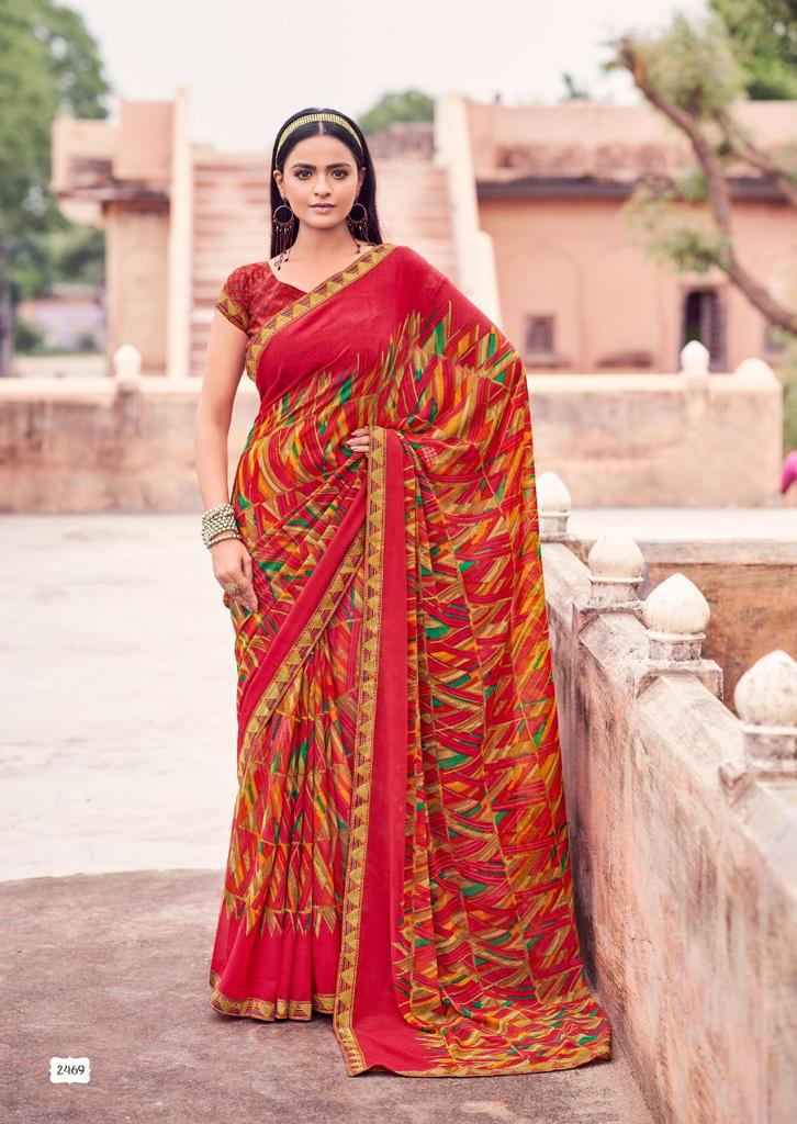 lt saree kashvi creation minakshi vol 2 georgette attractive print saree catalog