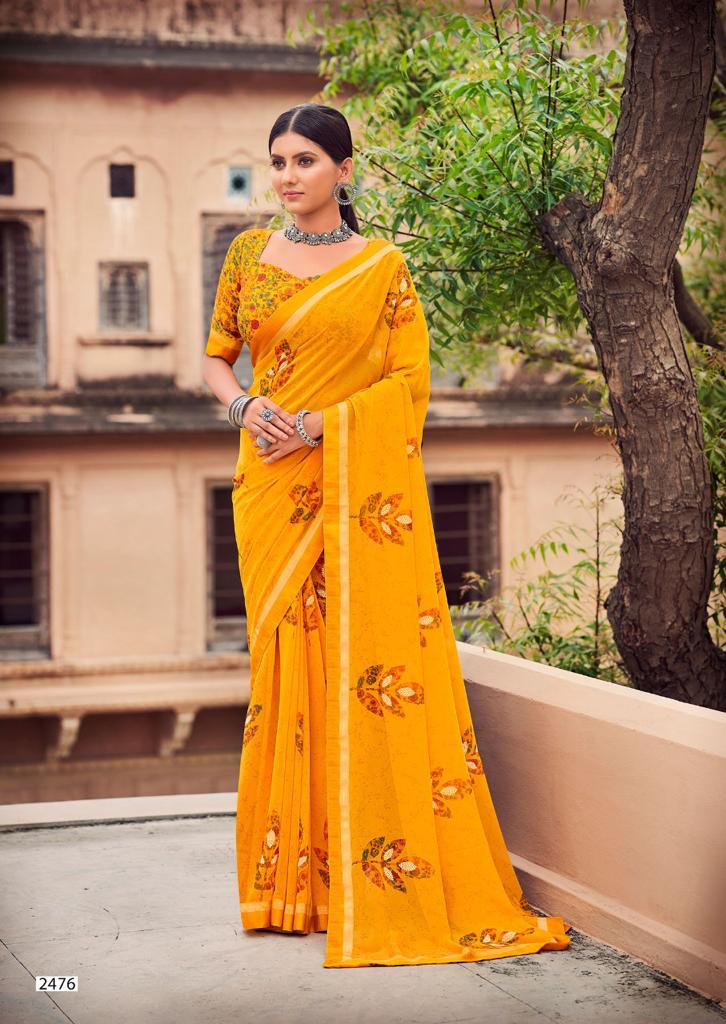 lt saree kashvi creation sunheri georgette attractive print saree catalog