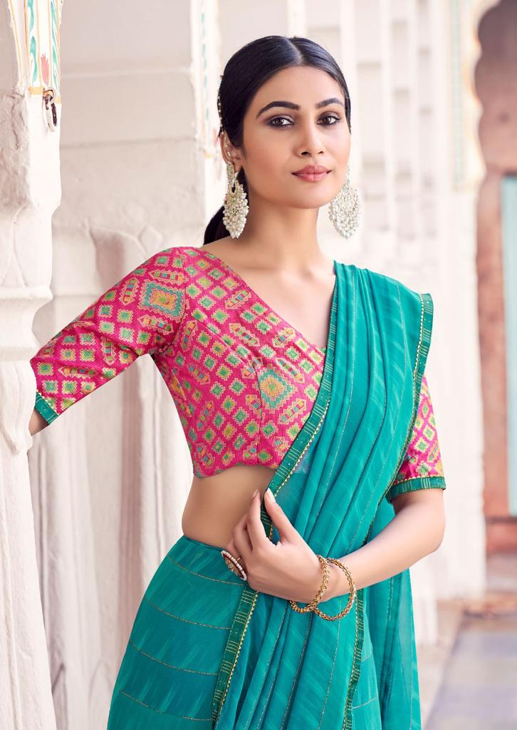 lt sarees kashvi creation maanvi georgette exclusive print saree catalog