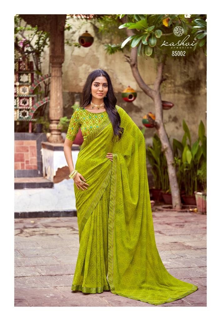 lt sarees kashvi creation manashvi georgette exclusive print saree catalog