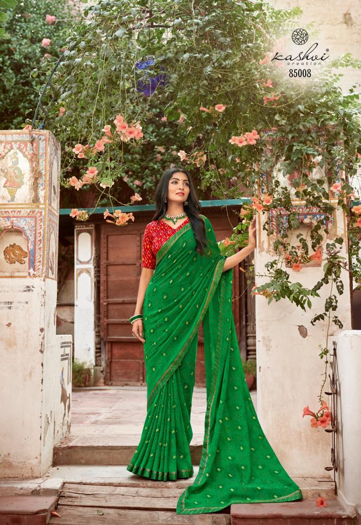 lt sarees kashvi creation manashvi georgette exclusive print saree catalog