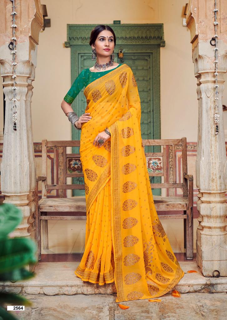 lt sarees kashvi creation nadia georgette exclusive print saree catalog