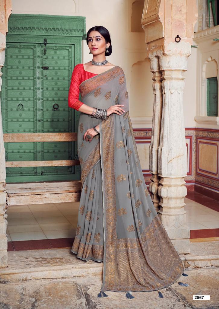 lt sarees kashvi creation nadia georgette exclusive print saree catalog