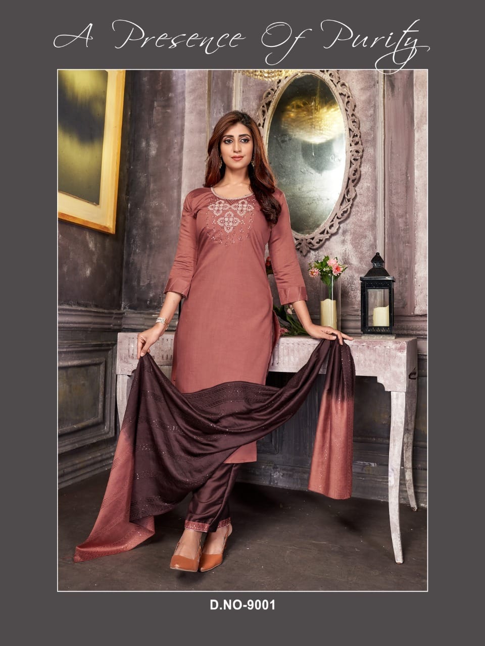 m clothing divine wear 4 roman silk gorgeous look top bottom with dupatta catalog