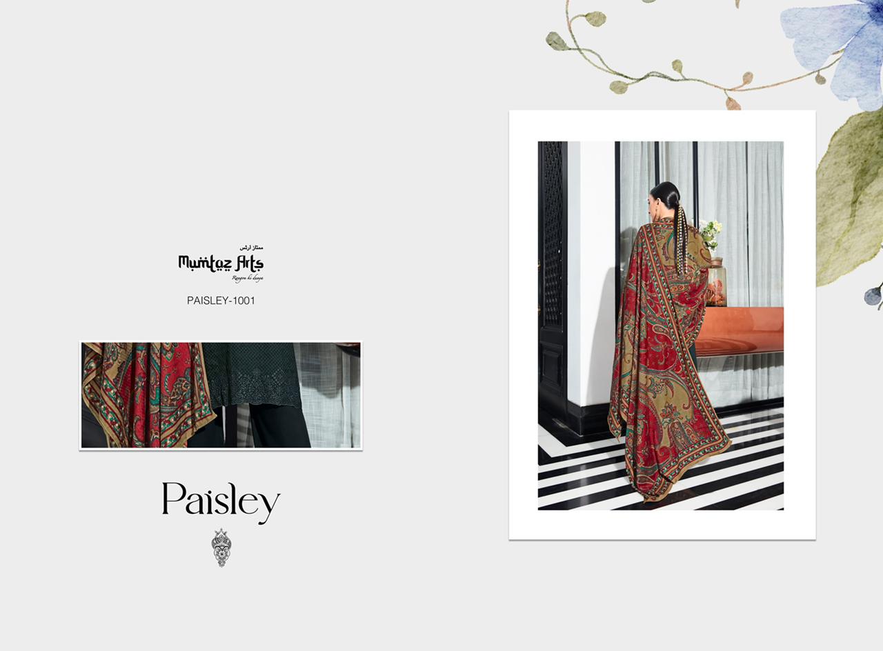 mumtaz art paisley shifli edition vol 1 pashmina exclusive print salwar suit catalog