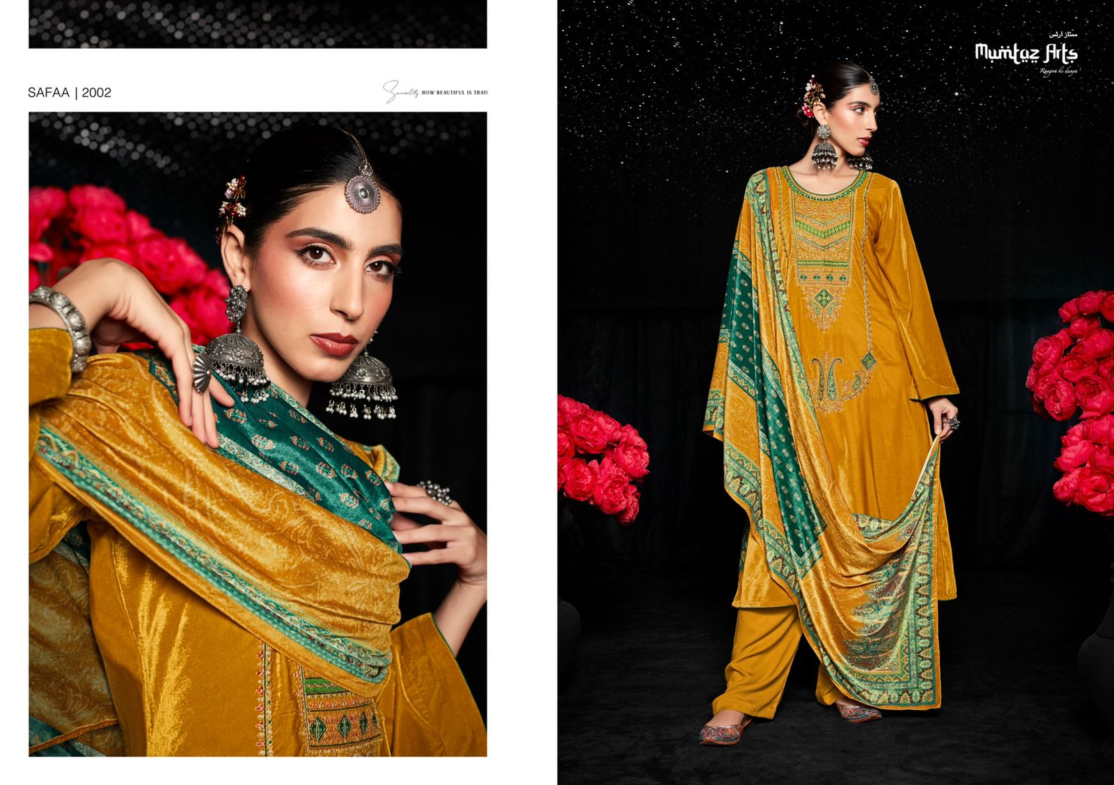 mumtaz art rango ki duniya safaa velvet vol 1 velvet exclusive look salwar suit catalog