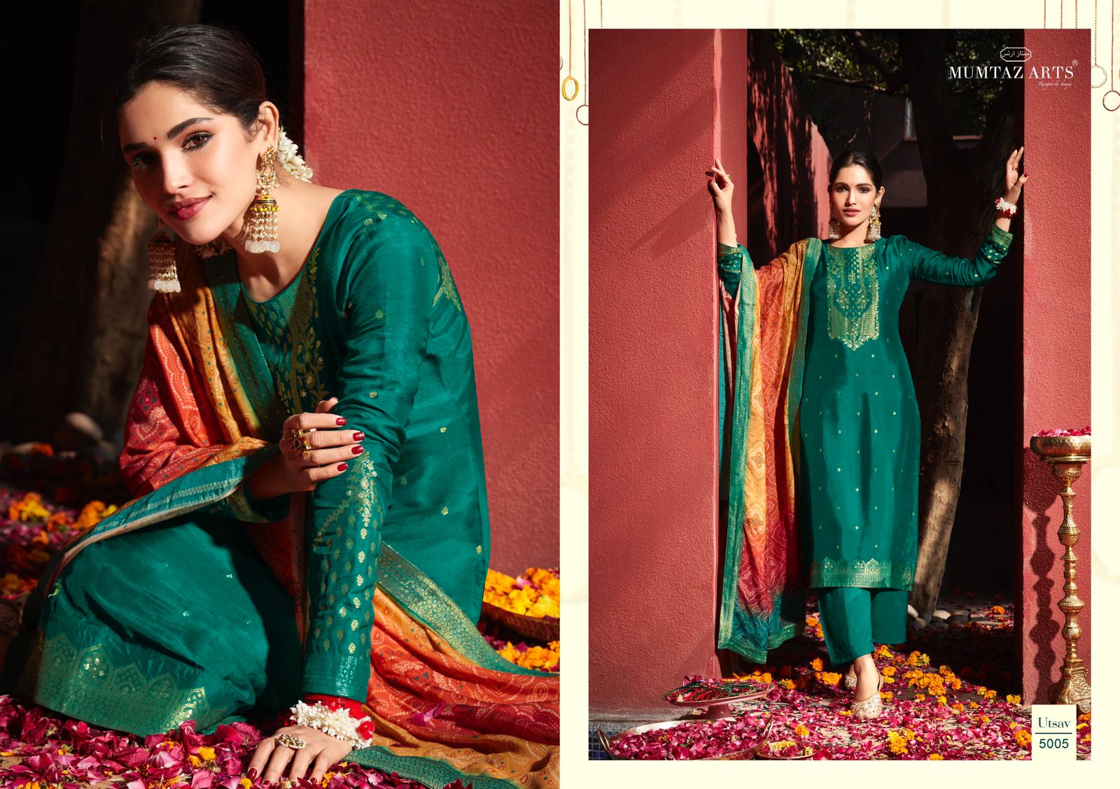 mumtaz art utsav dola  viscose astonishing slawr suit catalog