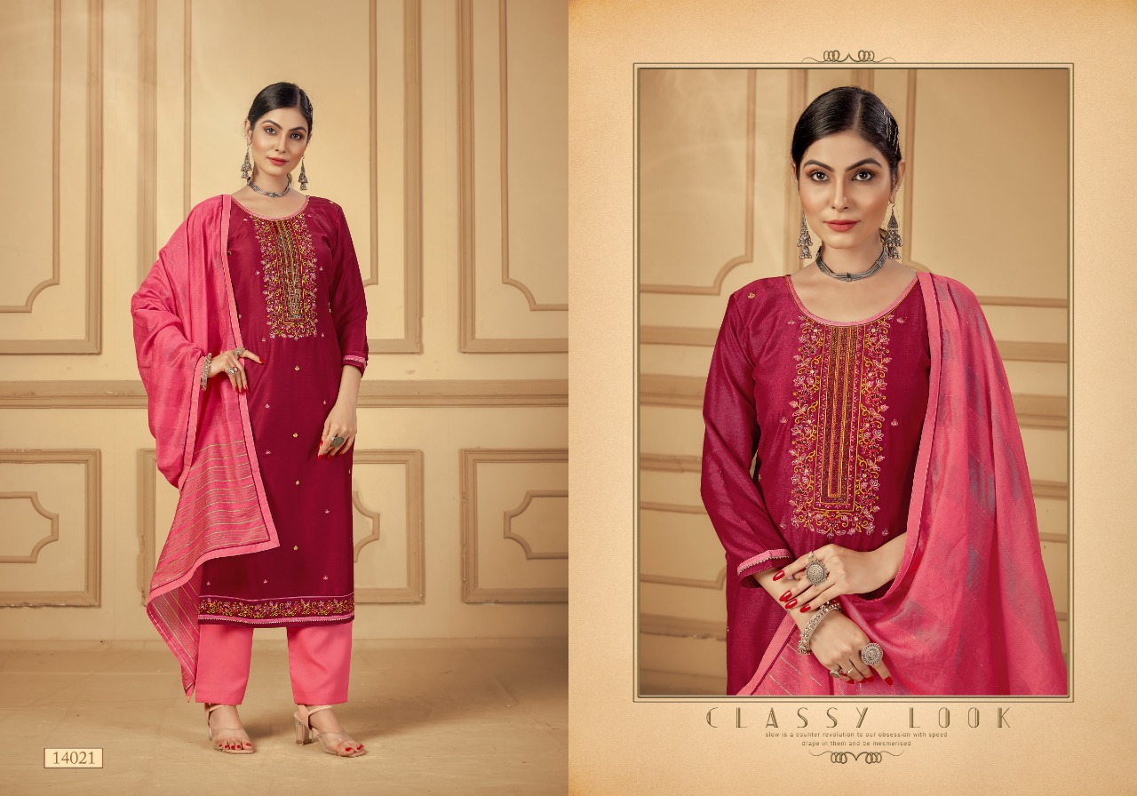 panch ratna khushali silk asstonising salwar suit catalog