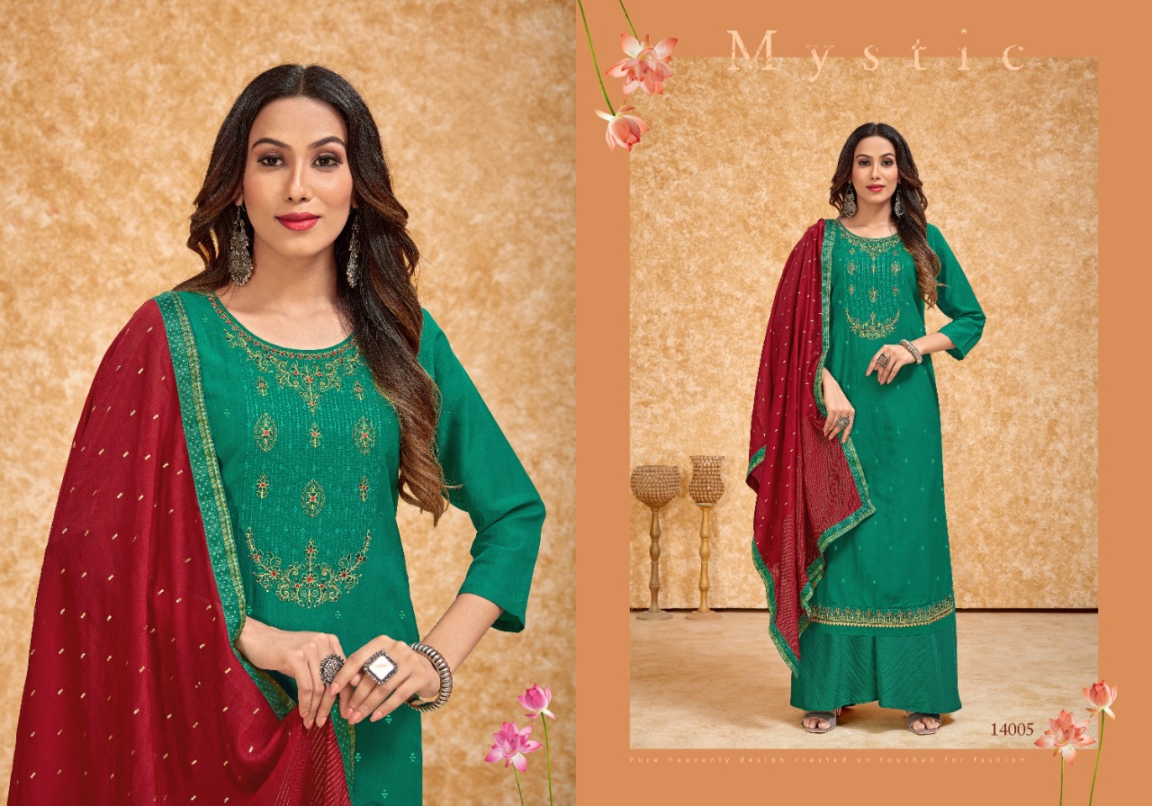 panch ratna zarna silk asstonising salwar suit catalog