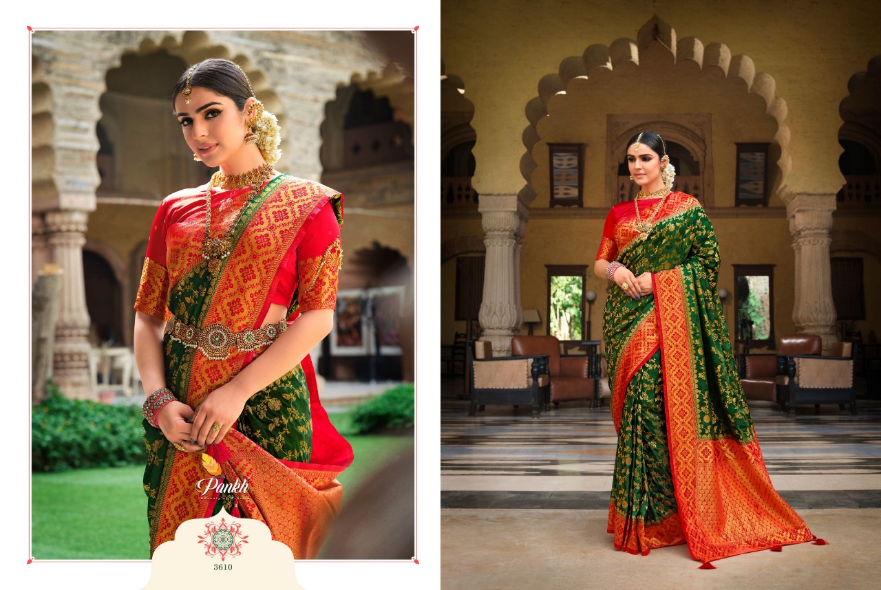 pink lotus pankh ardhangini vol 2 silk satin innovative look saree catalog