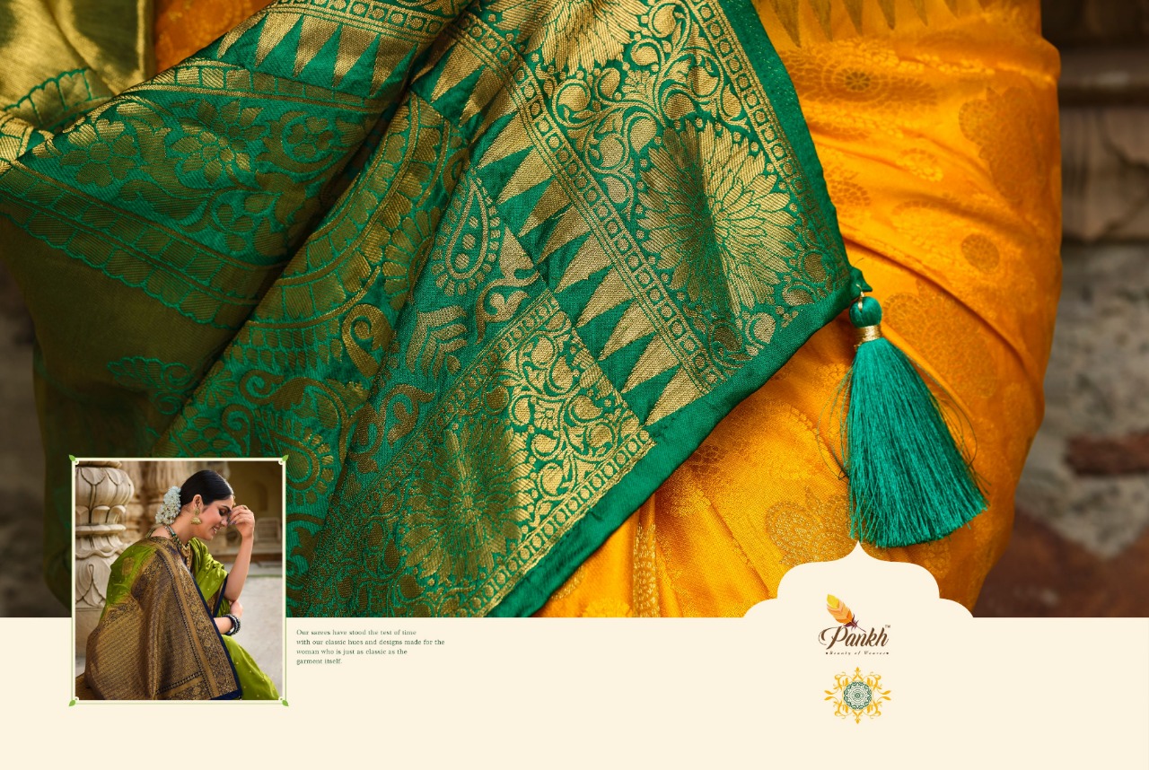 pink lotus pankh ardhangini vol 2 silk satin innovative look saree catalog