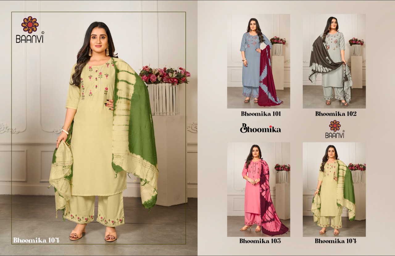 r studio baanvi bhoomika dainamic catchy look top plazzo with dupatta catalog