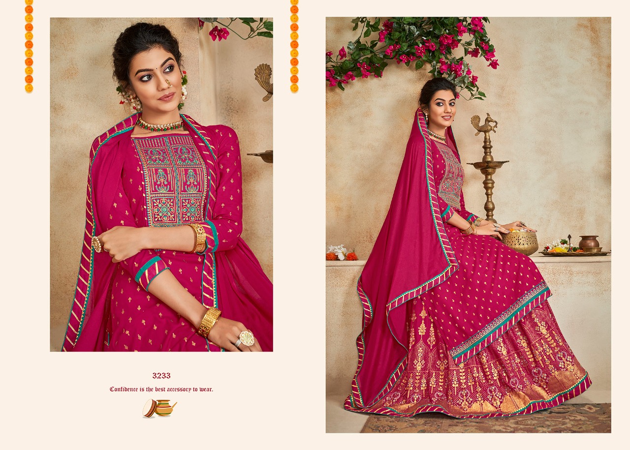 rangoon kessi natraj vol 5 rayon exclusive look top with lehngha and dupatta catalog