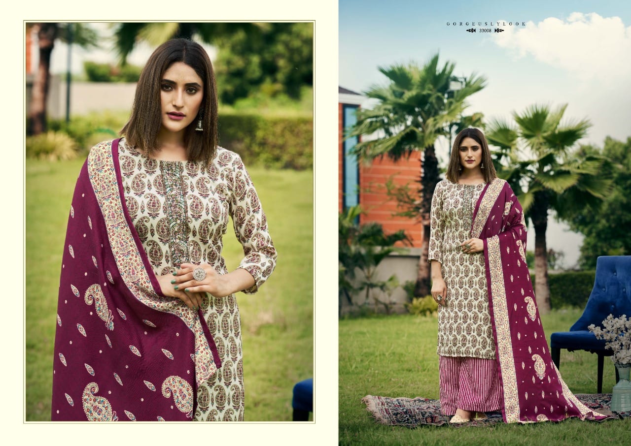 rk gold rinaaz pashmina astonishing look salwar suit catalog