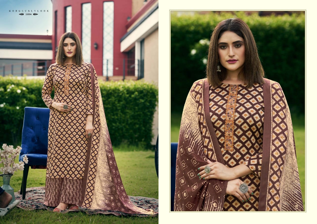 rk gold rinaaz pashmina astonishing look salwar suit catalog