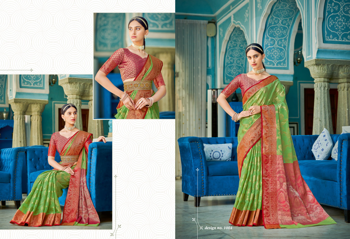 sangam print Rajsundari cotton graceful look saree catalog