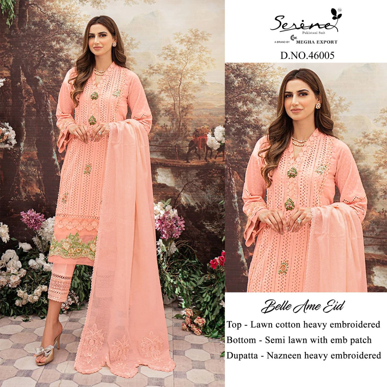 serine Megha Exports belle ame eid cotton innovative look salwar suit catalog