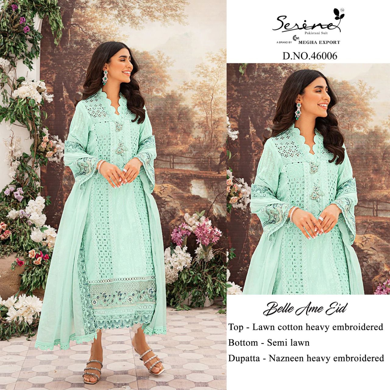 serine Megha Exports belle ame eid cotton innovative look salwar suit catalog