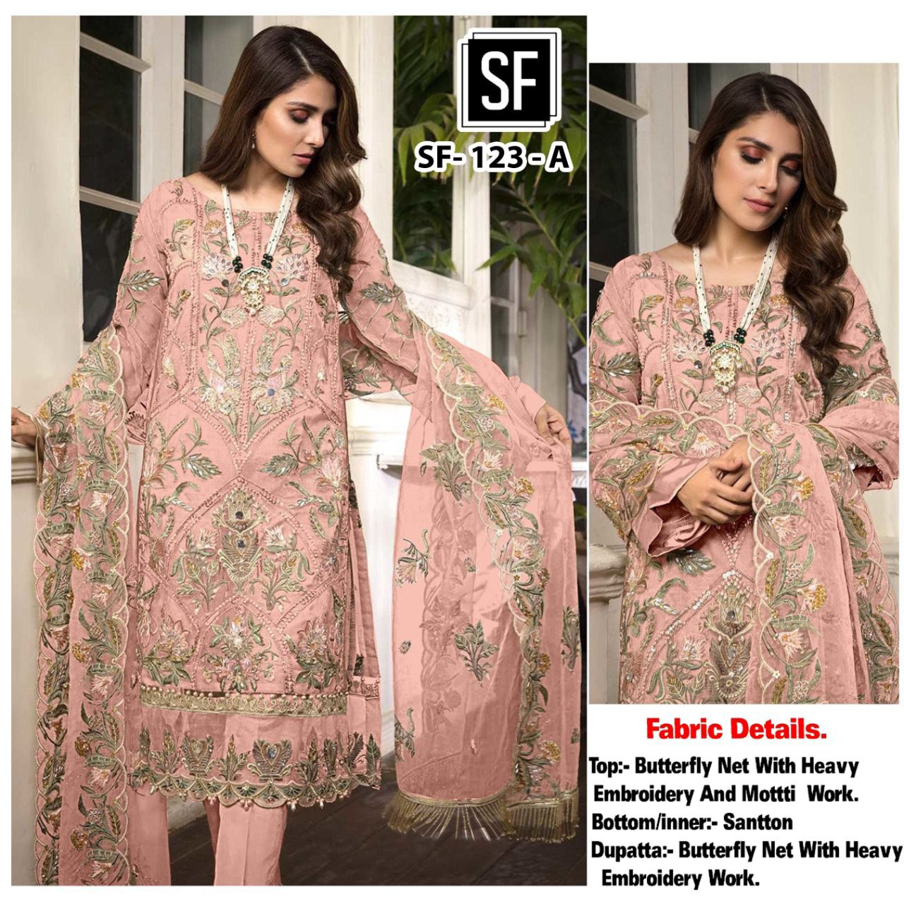 sf fashion Sf 123 A Salwar Kameez Net Singles