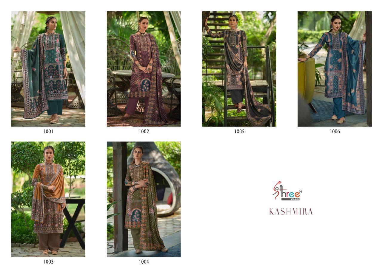 shree fab kasmira velvat gorgeous look salwar suit catalog