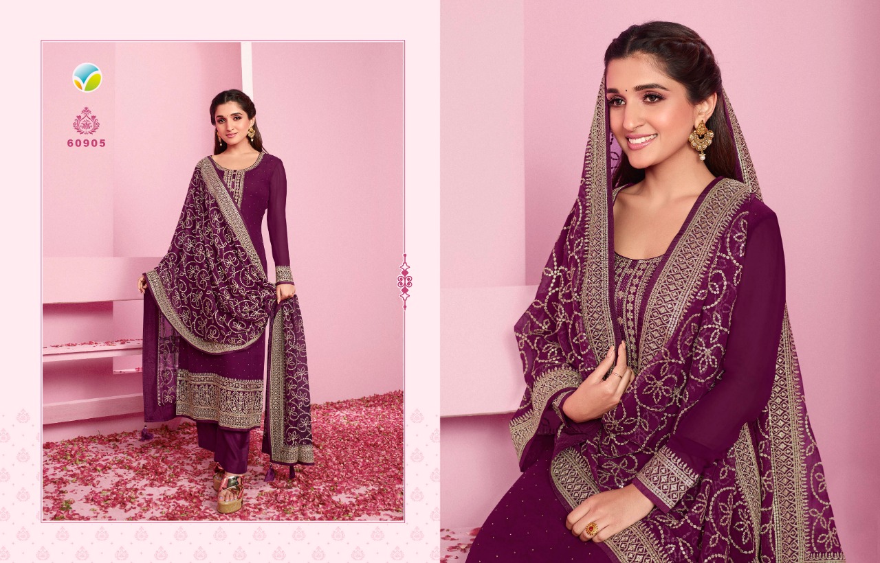 vinay fashion kaseesh nilofar 2  georgette exclusive print salwar suit catalog