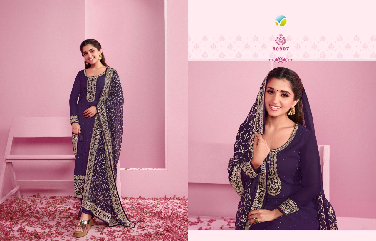 vinay fashion kaseesh nilofar 2  georgette exclusive print salwar suit catalog