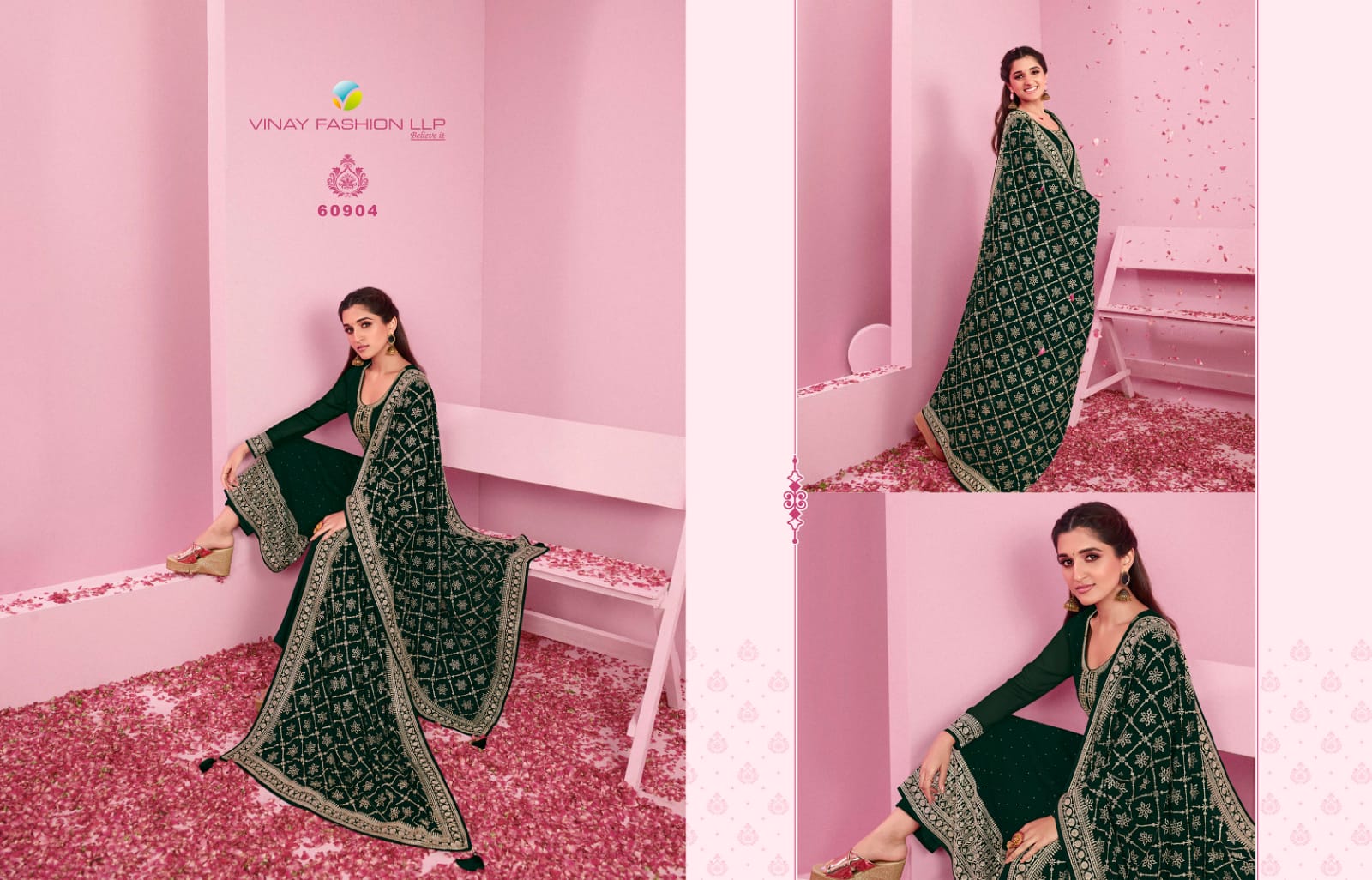 vinay fashion kaseesh nilofar 2 georgette exclusive print kurti catalog