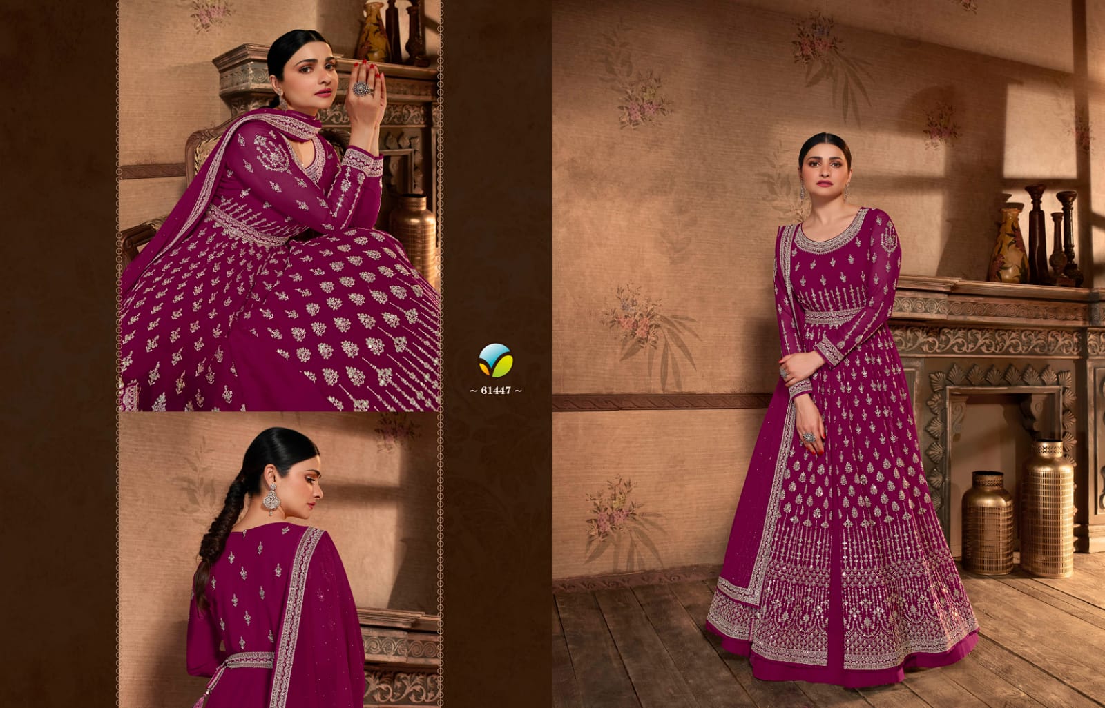 vinay fashion kaseesh pakeeza georgette regal look salwar suit catalog