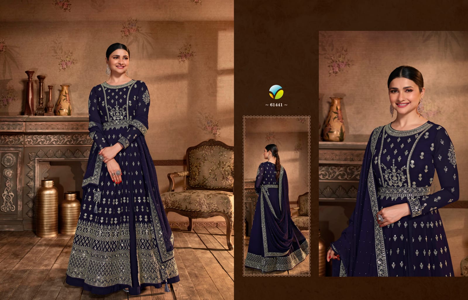 vinay fashion kaseesh pakeeza georgette regal look salwar suit catalog