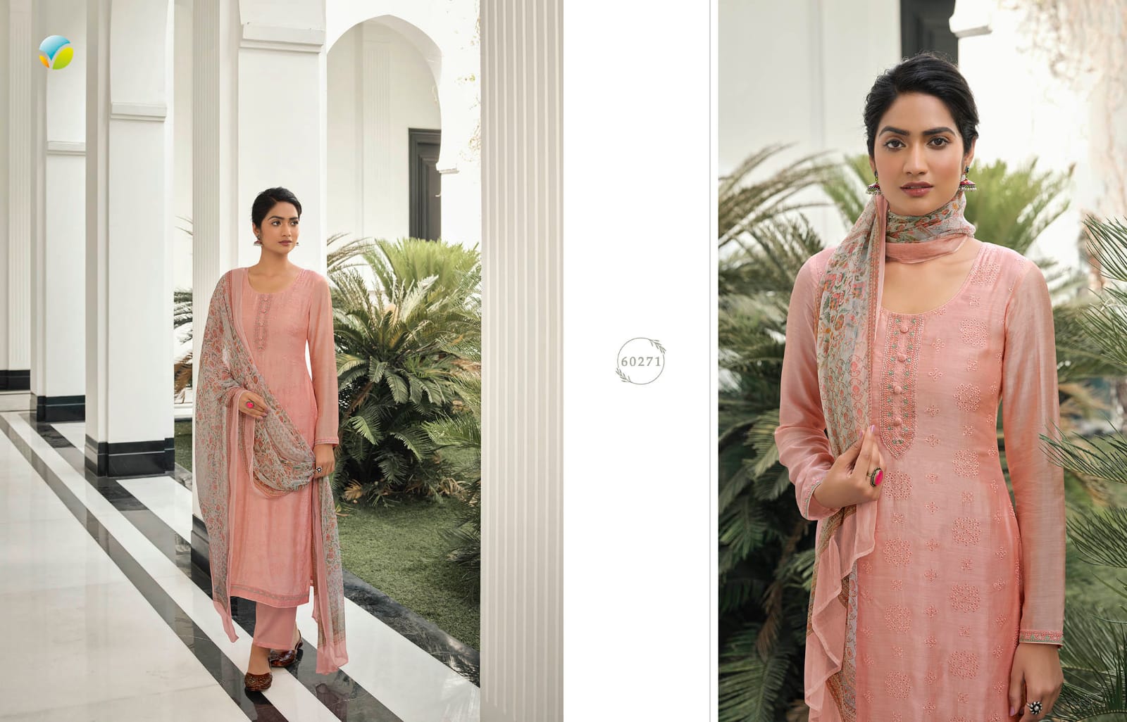 vinay fashion kervin geetanjali muslin gorgeous look salwar suit catalog