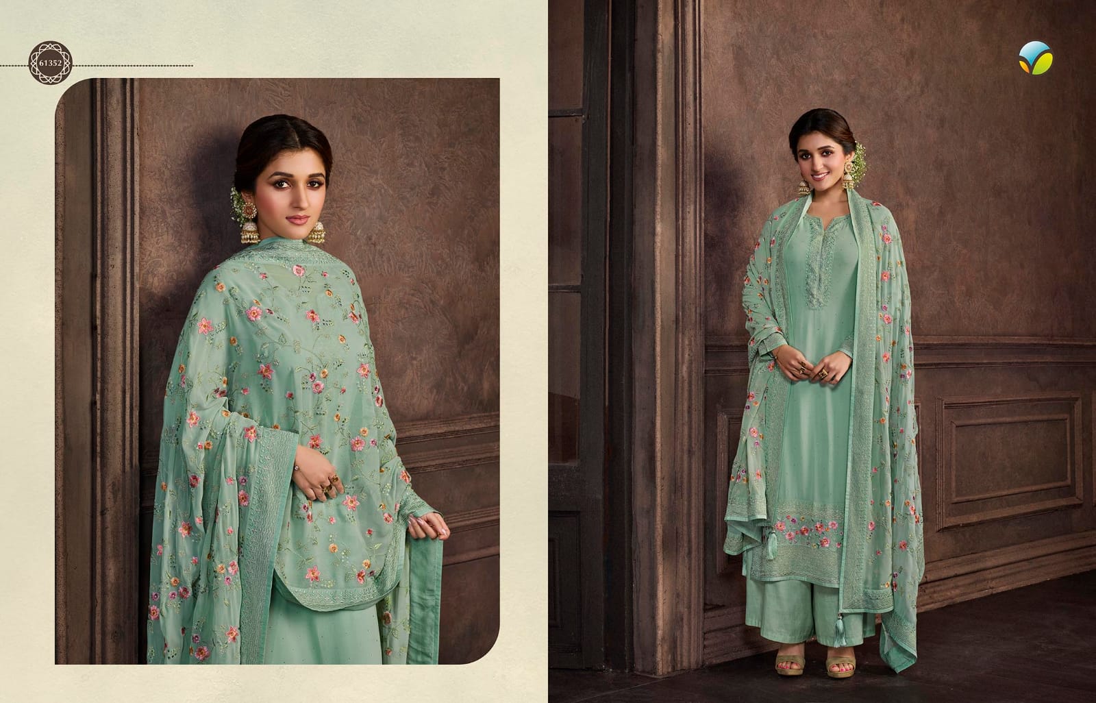 vinay fashion saachi georgette regal look salwar suit catalog