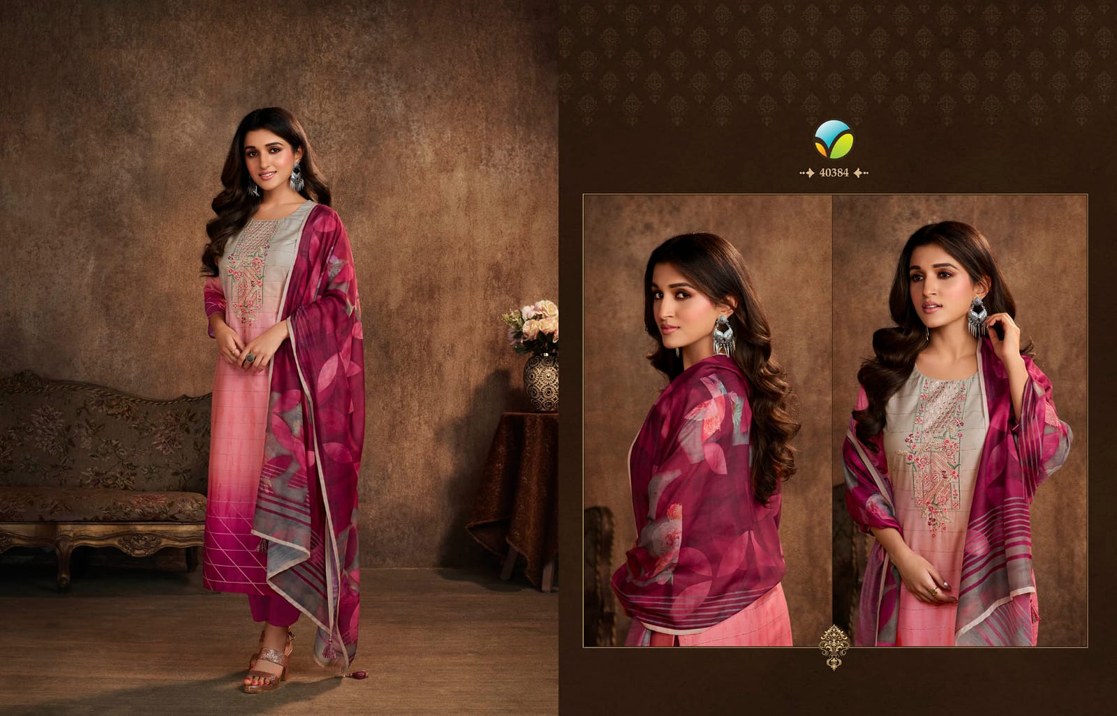 vinay fashion Tumbaa glorious machlin gorgeous look top bottom with dupatta catalog