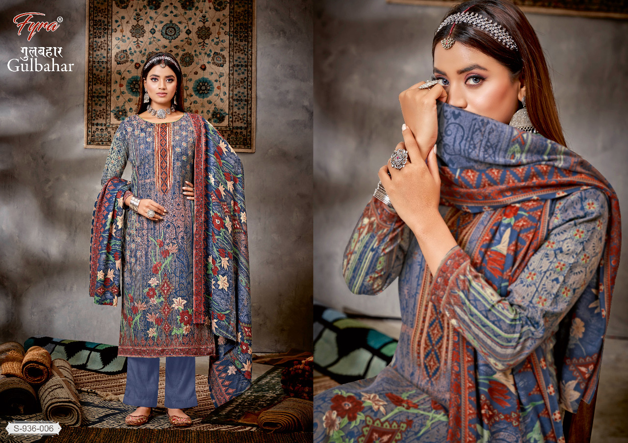 alok suit gulbahar pashmina attractive salwar suit catalog