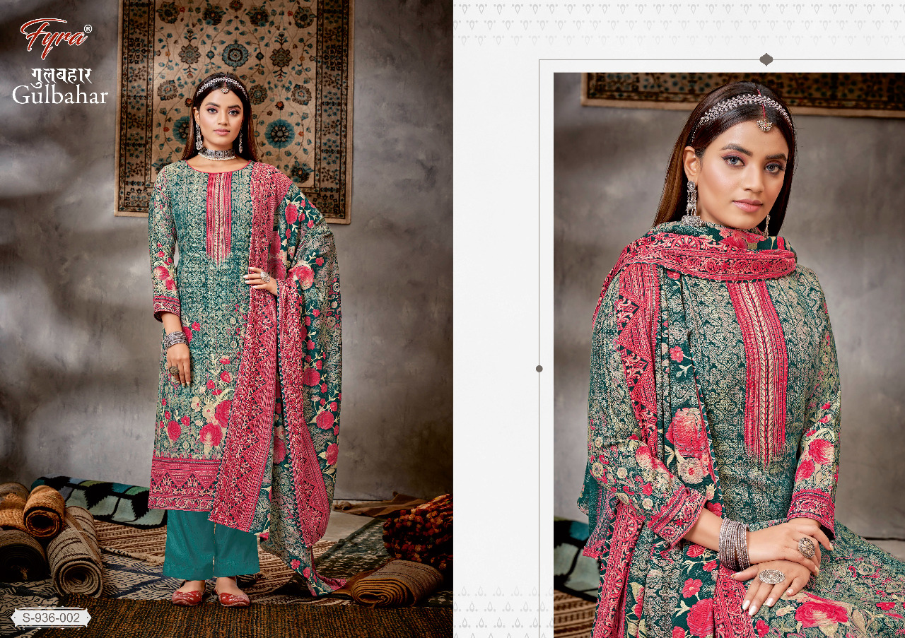 alok suit gulbahar pashmina attractive salwar suit catalog