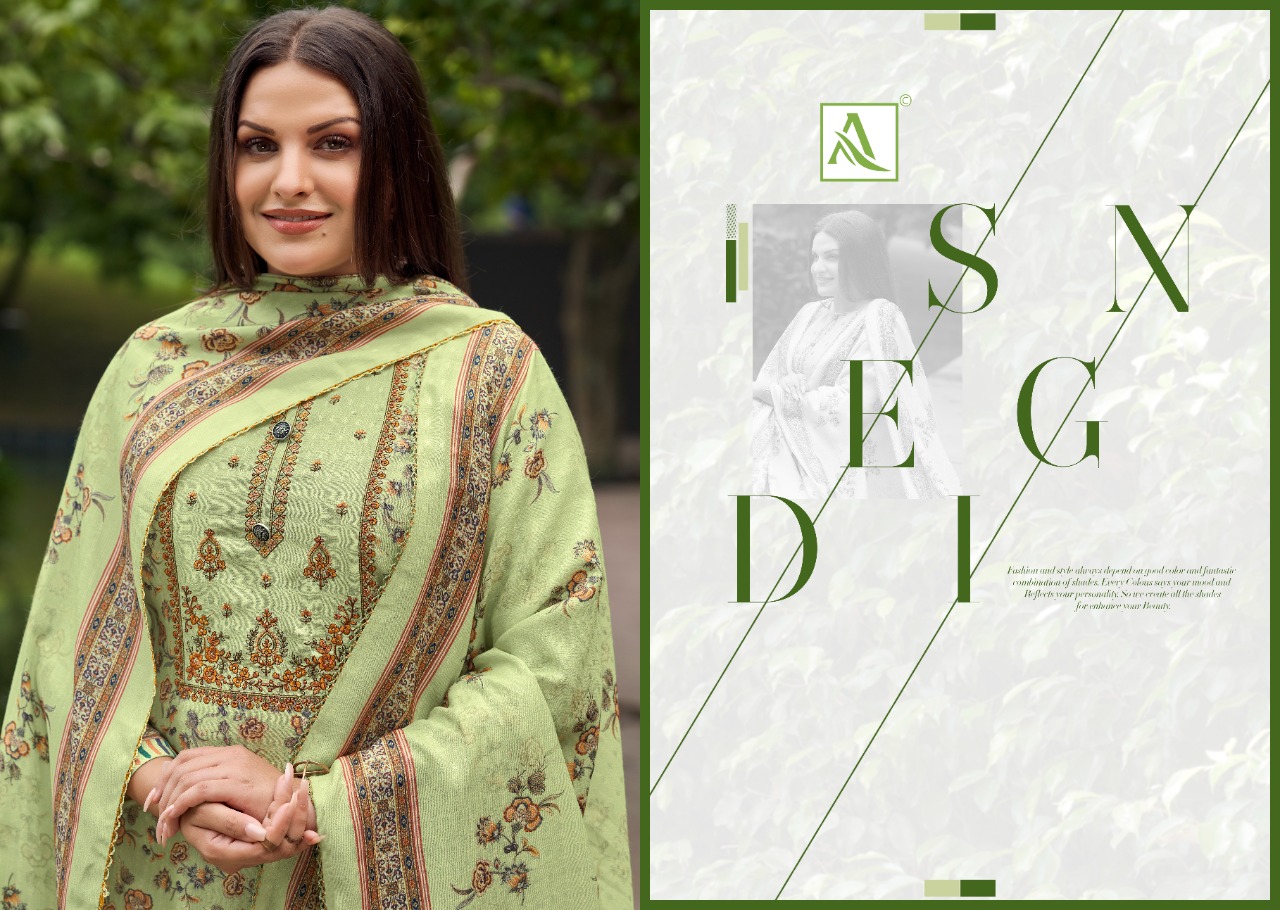 alok suit reva pashmina exclusive print salwar suit catalog