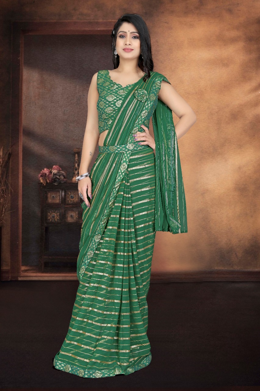 amoha trenza Design No 1016076 georgette innovative style Saree catalog