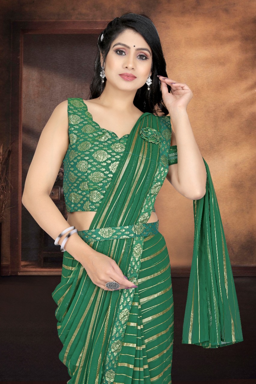 amoha trenza Design No 1016076 georgette innovative style Saree catalog