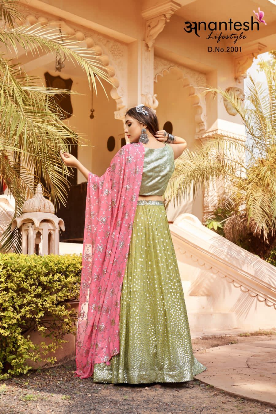 anantesh lifestyle crop top lehenga vol 1  fancy innovative look lehngha catalog