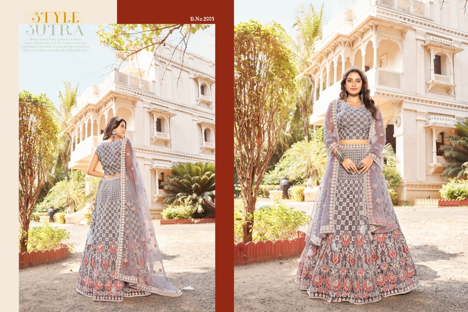 anantesh lifestyle crop top lehenga vol 2 net innovative look lehngha catalog