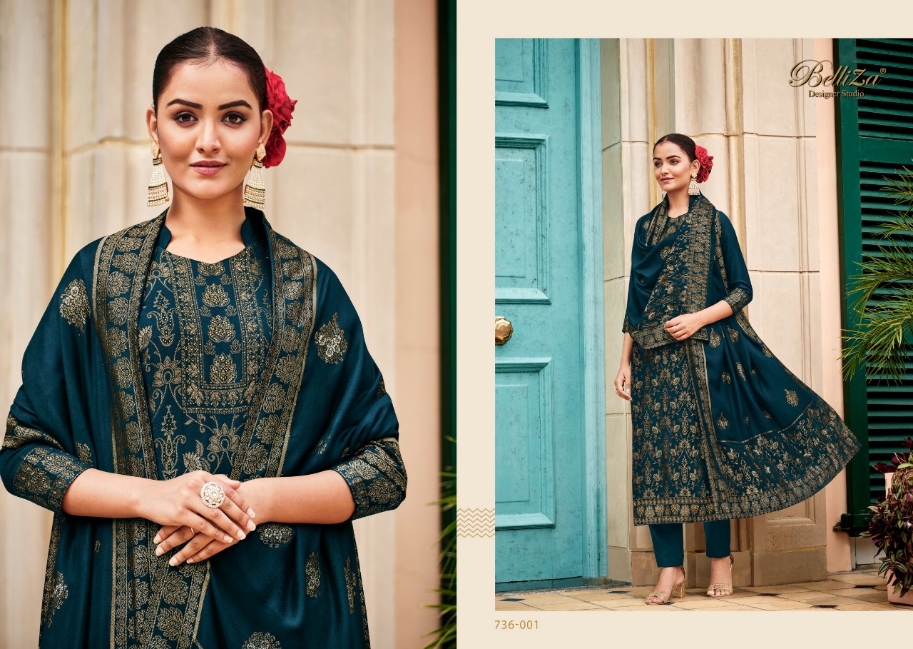 beliza designer studio gulkayra viscose innovative print salwar suit catalog