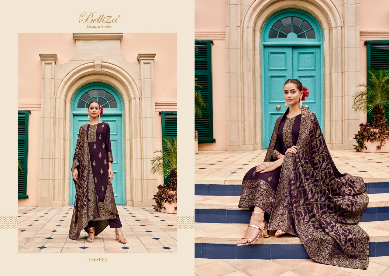 beliza designer studio gulkayra viscose innovative print salwar suit catalog