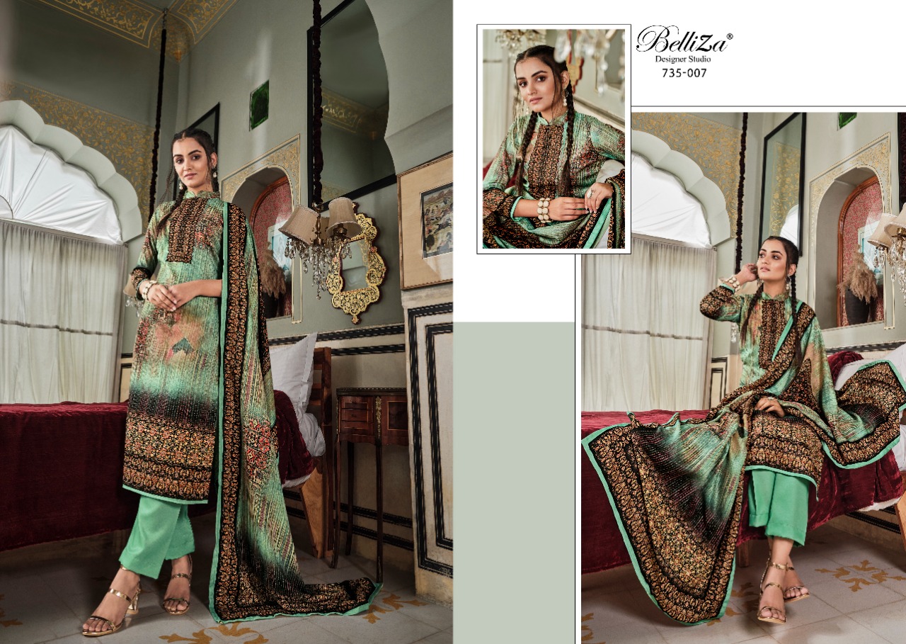 belliza designer studio nisarg psahmina exclusive print salwar suit catalog