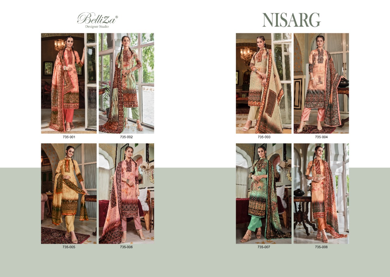 belliza designer studio nisarg psahmina exclusive print salwar suit catalog